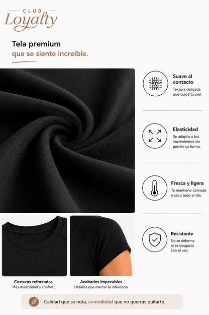Camiseta Gym Corta flexible