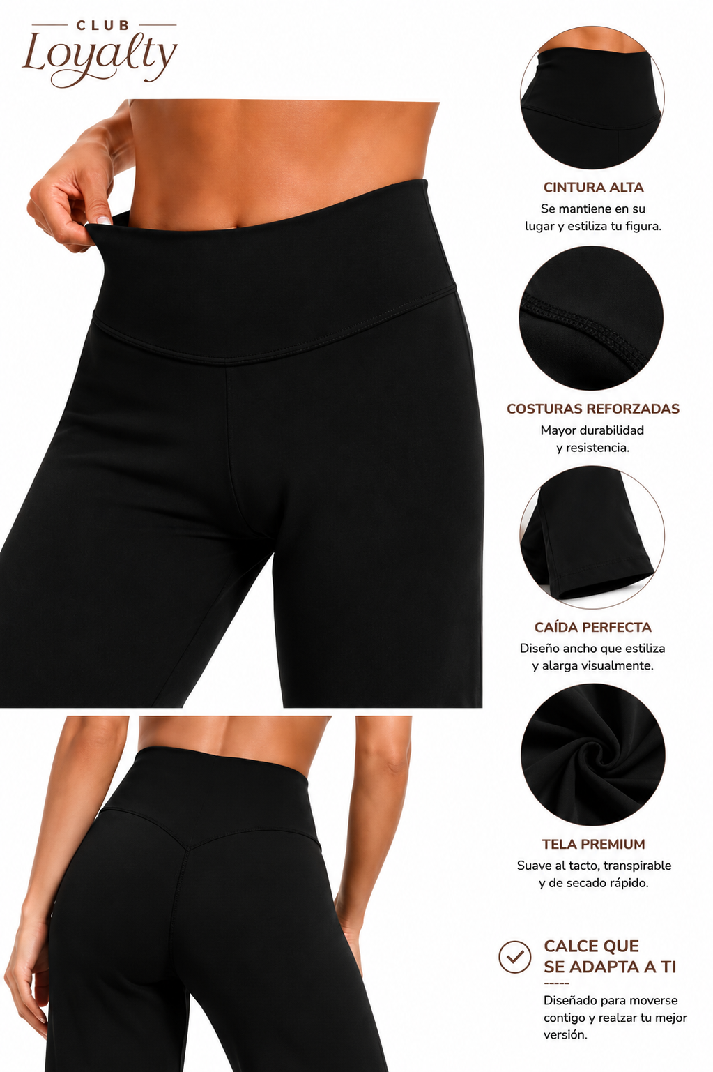 PANTALON ANCHO EFECTO MODELADOR