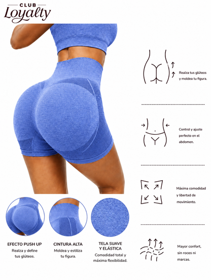 CALZA CORTA MODELADORA TRANSPIRABLE